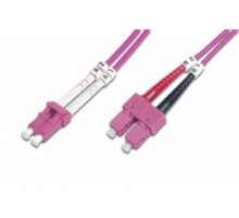 LEXI-Net Patch kabel 50/125, SC-LC OM4, 1m duplex