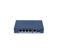 DS-3E1506P-EI/M-4P1T1F 6 portový switch - 4x PoE 30W 1Gbps + 1x uplink RJ-45 1Gbps + 1x uplink… DS-3E1506P-EI/M-4P1T1F 6 portový switch - 4x PoE 30W 1Gbps + 1x uplink RJ-45 1Gbps + 1x uplink…