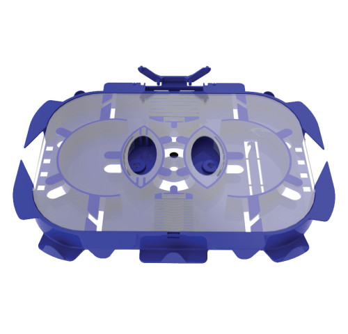 Optická kazeta pro 24 svárů, transp. víčko,2x výklopné držáky na 12svárů OPTRONICS Optická kazeta pro 24 svárů, transp. víčko,2x výklopné držáky na 12svárů OPTRONICS