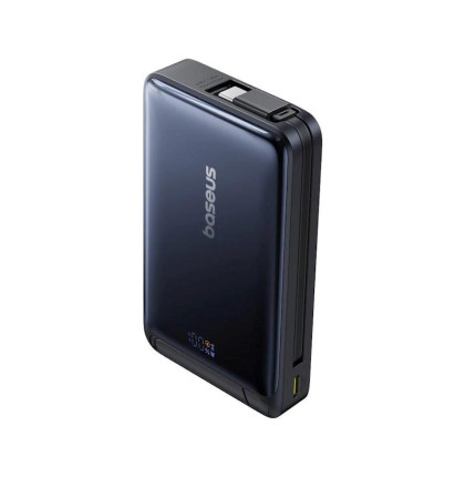 Powerbanka Baseus Nomos Qi2 10000mAh, 45W, s kabelem USB-C černá