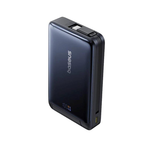 Bezdrátová powerbanka Baseus Nomos Qi2 10000mAh, 45W, s kabelem USB-C černá Bezdrátová powerbanka Baseus Nomos Qi2 10000mAh, 45W, s kabelem USB-C černá