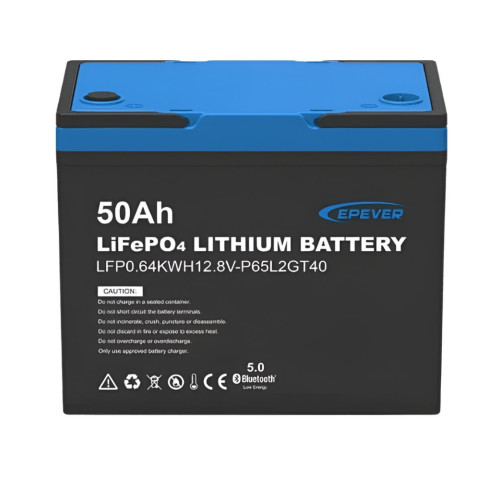 Epever baterie LiFePO4 12,8V 50Ah 640Wh Bluetooth M8, LFP0.64KWH12.8V-P65L2GT40 Epever baterie LiFePO4 12,8V 50Ah 640Wh Bluetooth M8, LFP0.64KWH12.8V-P65L2GT40