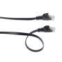PremiumCord Plochý patch kabel UTP RJ45-RJ45 CAT6 10m černá PremiumCord Plochý patch kabel UTP RJ45-RJ45 CAT6 10m černá