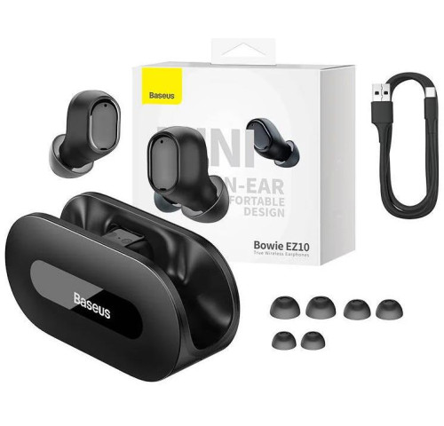 Bluetooth sluchátka Baseus Bowie EZ10 černá