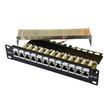 LEXI-Net Patch panel EXCLUSIVE 12 ports CAT 6 FTP 10