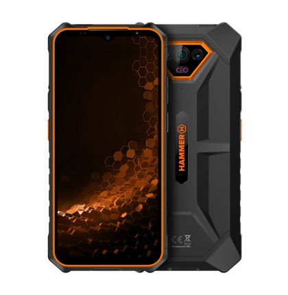 Telefon myPhone Hammer Iron V oranžový