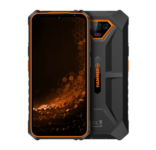 Telefon myPhone Hammer Iron V oranžový