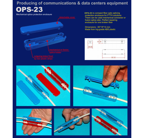 Spojovací box pro použití ochrany sváru - smrštitelné / Fibrlok Spojovací box pro použití ochrany sváru - smrštitelné / Fibrlok