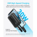 Powerbanka Anker 10000mAh, 30W s kabelem USB-C + Lightning černá