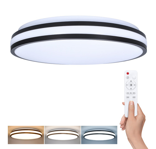 Solight LED osvětlení s dálkovým ovladačem Laskos, 48W, 3360lm, 39cm, změna chromatičnosti, stmívatelné