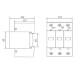 Přepěťová ochrana VCX DC třída T1T2 (B+C) 3P 1200V 14kA Professional Plus Přepěťová ochrana VCX DC třída T1T2 (B+C) 3P 1200V 14kA Professional Plus