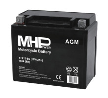 Motobaterie MHPower YTX12-BS AGM 12V, 12Ah, 160A