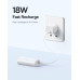 Powerbanka Baseus Compact 5000mAh, 20W, s konektorem Lightning bílá
