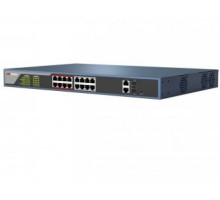 DS-3E1318P-E 16x POE | 16x 100 Mb | 2x 1 Gb Combo port | výkon 230 W | Web-management |…