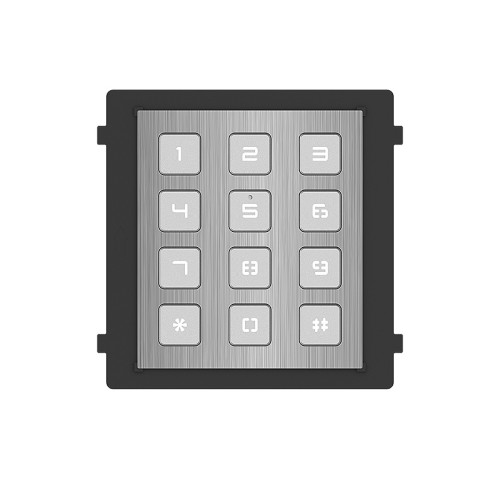 DS-KD-KP/S Video Intercom 2. generace, modul podsvícené klávesnice, 1W, IP65, IK07,…