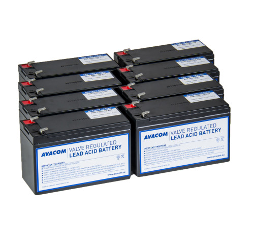 Avacom RBC105 bateriový kit pro renovaci (8ks baterií) - náhrada za APC Avacom RBC105 bateriový kit pro renovaci (8ks baterií) - náhrada za APC