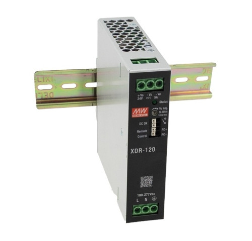 MEAN WELL XDR-120-12 Průmyslový prémiový zdroj na DIN lištu 120W 12V MEAN WELL XDR-120-12 Průmyslový prémiový zdroj na DIN lištu 120W 12V