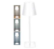 Solight LED nabíjecí lampička Lucca, 120lm, změna CCT, stmívání, bílá