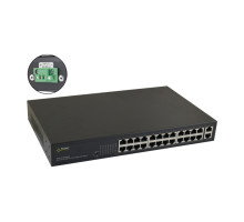 S124WP 24 portový switch – 24x PoE 30W 100Mbps + 2x uplink 1Gbps, PoE celkem max.… S124WP 24 portový switch – 24x PoE 30W 100Mbps + 2x uplink 1Gbps, PoE celkem max.…