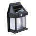 Solight LED solární lucerna nástěnná, teplá bílá, 12x17cm, černá