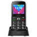 Telefon myPhone Halo C Senior černý s nabíjecím stojánkem