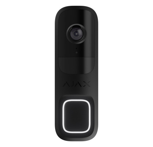 Doorbell, 4 Mp, 155°, IR 6m, AI Analytics, Wi-fi, H.264, HDR, PIR detektor, IP54, 12VDC/24VAC, černá