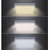Solight LED mini panel CCT, přisazený, 24W, 1800lm, 3000K, 4000K, 6000K, čtvercový