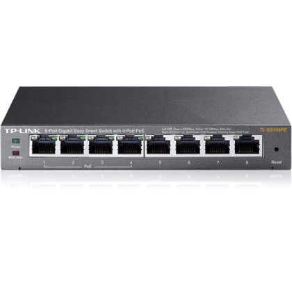 Switch TP-Link TL-SG108PE Easy Smart, 8x GLAN, 4x PoE