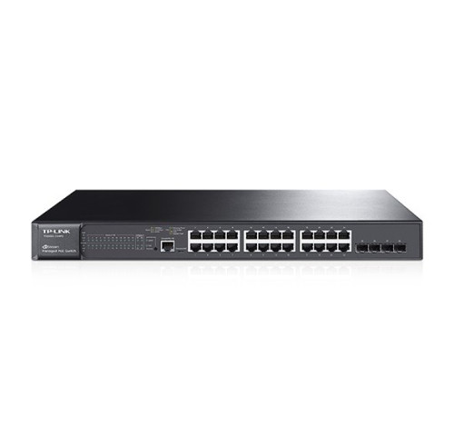 Switch TP-Link T2600G-28MPS (TL-SG3424P) JetStream™ 24x GLAN s POE+, 4x SFP, 384W Switch TP-Link T2600G-28MPS (TL-SG3424P) JetStream™ 24x GLAN s POE+, 4x SFP, 384W