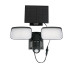 Solight LED solární osvětlení se senzorem, 9W, 850lm, 4000K, Li-Ion, černá