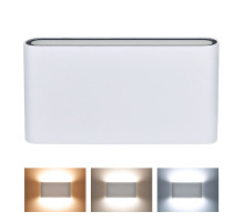 Solight LED venkovní nástěnné osvětlení Modena, 12W, 680lm, 120°, bílá