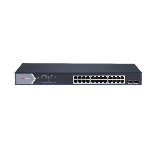 DS-3E1526P-SI 26 portový switch - 24x PoE 30W 1Gbps + 2x uplink SFP slot 1Gbps, PoE…