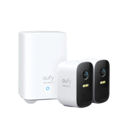 Venkovní kamera Anker eufy S210 (sada 2ks+jednotka HomeBase2), 1080p HD bílá