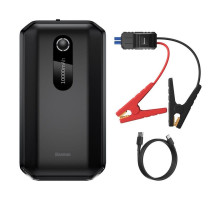 Powerbanka Baseus Super Energy Air 10000mAh, 21W se startovacími kabely černá