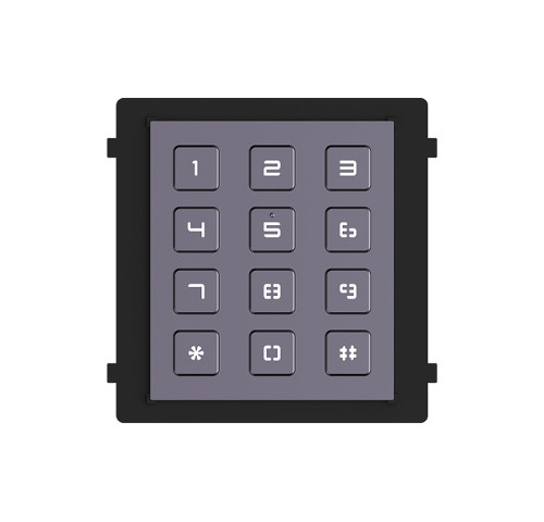 DS-KD-KP Video Intercom 2. generace, modul podsvícené klávesnice, 1W, IP65, IK07,…