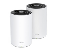 WiFi router TP-Link Deco PX50(2-pack) AX3000 + G15000, WiFi 6E, 1x 2.5GLAN, 2x GLAN / 574Mbps 2,4GHz/ 2402Mbps 5GHz