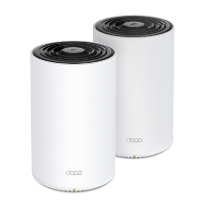 WiFi router TP-Link Deco PX50(2-pack) AX3000 + G15000, WiFi 6E, 1x 2.5GLAN, 2x GLAN / 574Mbps 2,4GHz/ 2402Mbps 5GHz