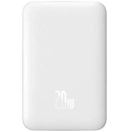 Bezdrátová powerbanka Baseus Magnetic Mini Air 10000mAh, 20W bílá
