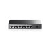 Switch TP-Link TL-SF1008P 8x LAN, 4xPoE, 57W, kov