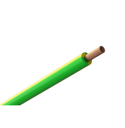 Silový zemnící kabel CYA H07V-K 16 ZZ, 1x16 (zelenožlutý), 100m balení