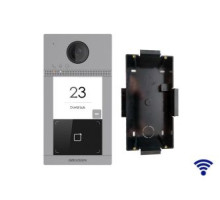 DS-KV8113-WME1(B)/Flush Dveřní stanice s kamerou a 1x tlačítkem, WIFI, zápustná montáž, antivandal…