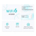 WiFi router TP-Link Deco X50(3-pack) AX3000, WiFi 6, 3x GLAN, / 574Mbps 2,4GHz/ 2402Mbps 5GHz