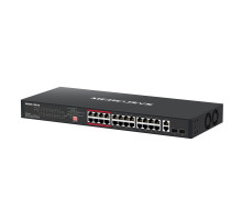 Switch TP-Link Mercusys MS126CP 24x LAN PoE+, 2x GLAN, 2x SFP kombo, 295W