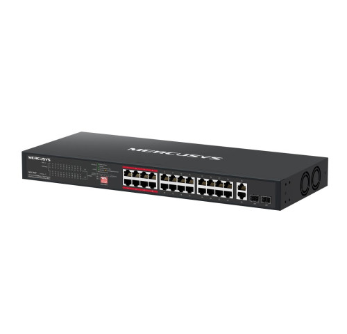 Switch TP-Link Mercusys MS126CP 24x LAN PoE+, 2x GLAN, 2x SFP kombo, 295W