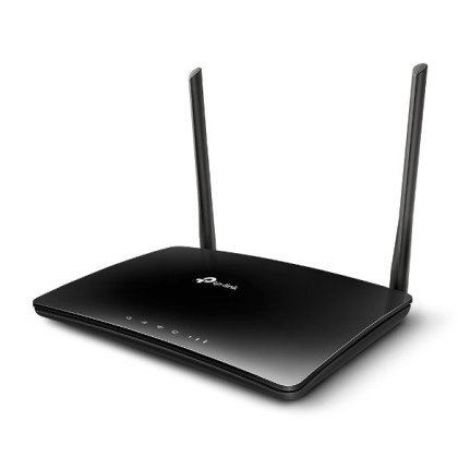 Modem TP-Link TL-MR6400 LTE s WiFi routerem, 3x LAN, 1x WAN, 1x slot SIM, 300Mbps 2,4