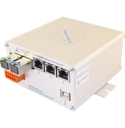 1-871-220 2G-2S.0.3.FC-BOX, Průmyslový switch pro kruhovou topologii s 2x SFP slot,…