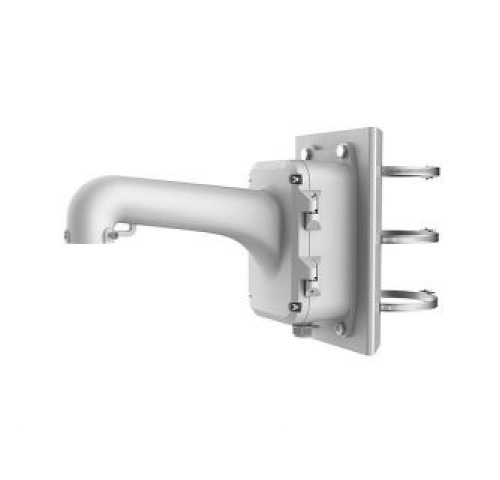 DS-1604ZJ-BOX-POLE Držák na sloup s boxem pro PTZ kamery Hikvision, materiál: hliník, barva:…