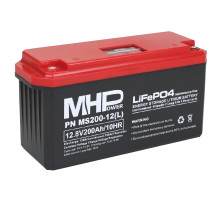MHPower MS200-12(L) Lithium baterie LiFePO4 12V/200Ah, Terminál LC4 - M8
