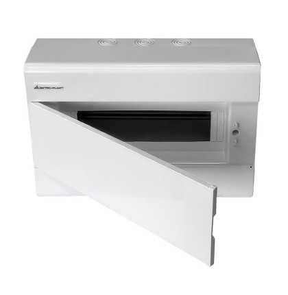 Rozvaděč SRn-12/B (N+PE) IP40 plastový 1x12 nástěnný / bílé dveře