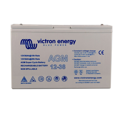 Solární baterie Victron Energy AGM Super Cycle 38Ah Solární baterie Victron Energy AGM Super Cycle 38Ah